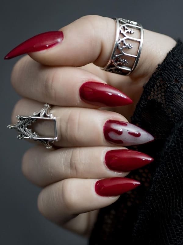 red witch nails