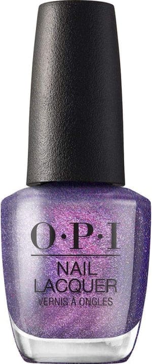metallic purple nail polish