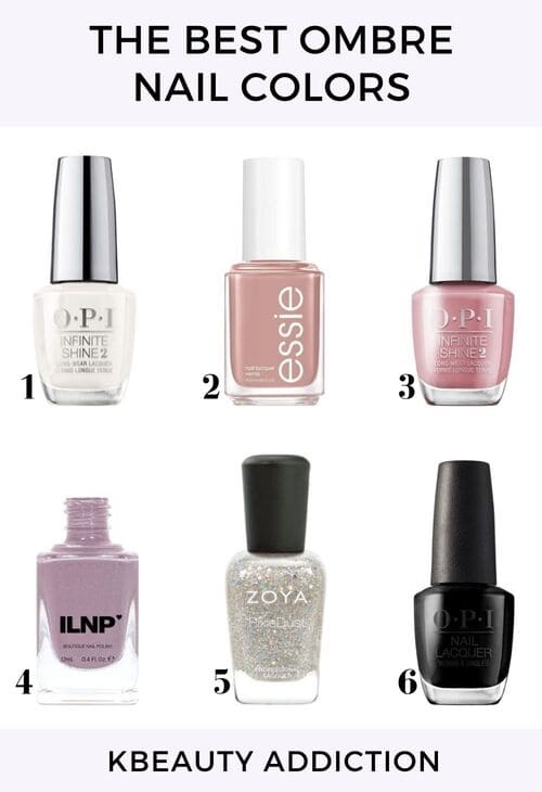 best ombre nail polish colors 