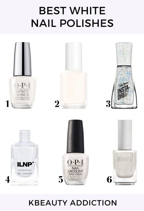 best white nail polish colors 