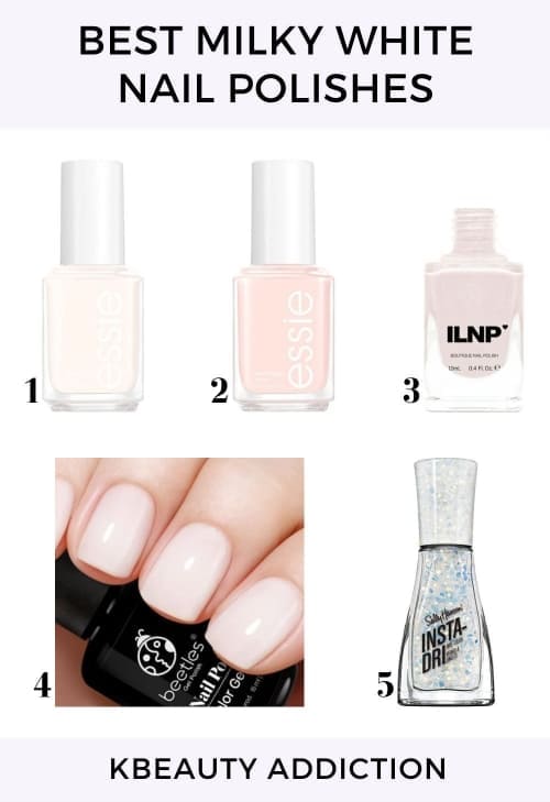 best milky white nail polish colors