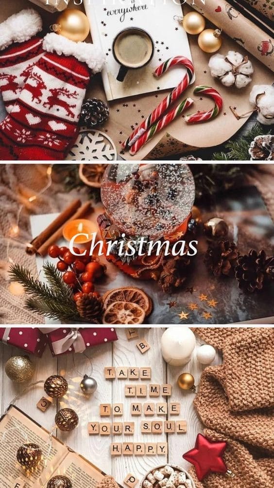 fun and festive Christmas collage 