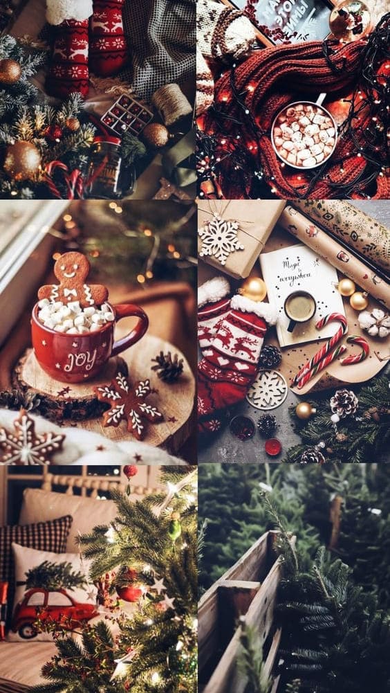 fun and festive Christmas collage 