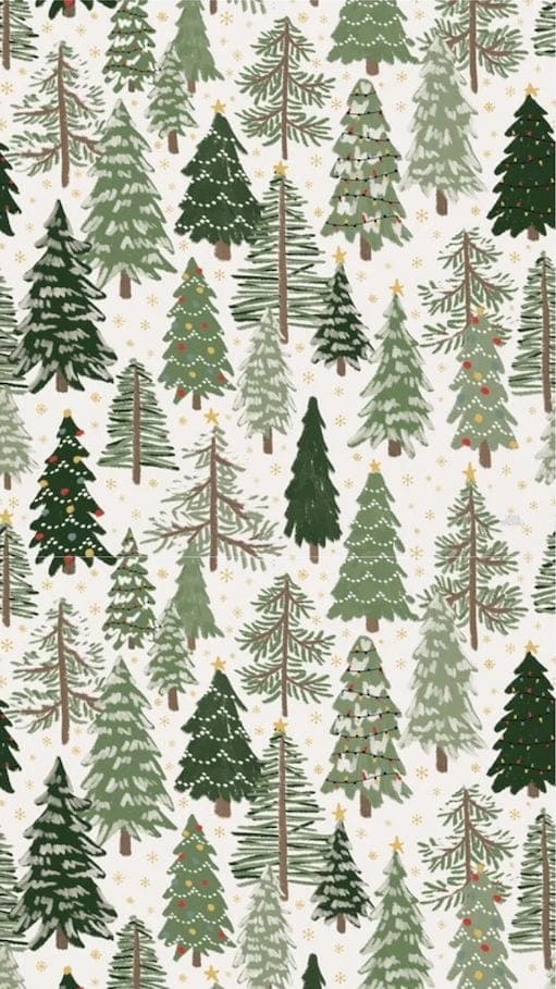 Christmas tree wallpaper: tree patterns 