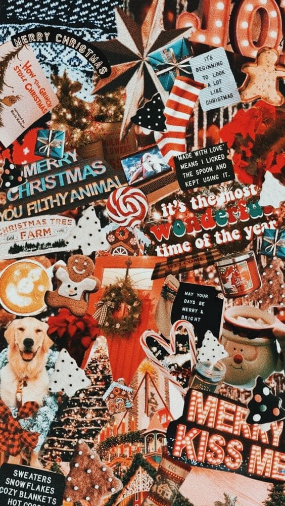 mix and match Christmas collage 