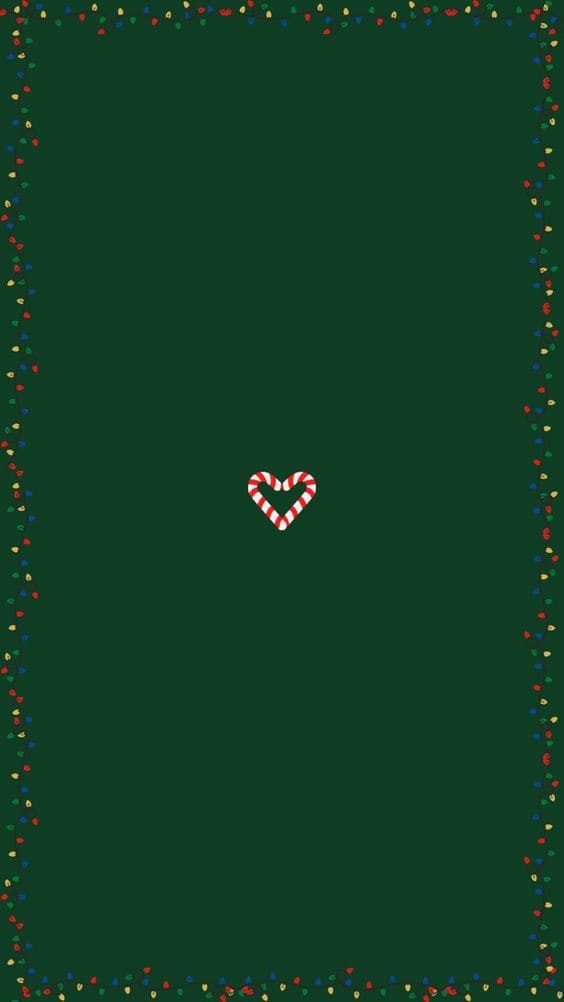 cute Christmas wallpaper: candy cane 