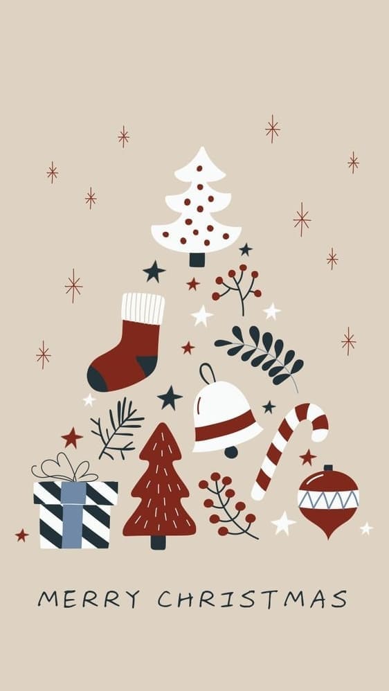 cute Christmas wallpaper: merry Christmas 