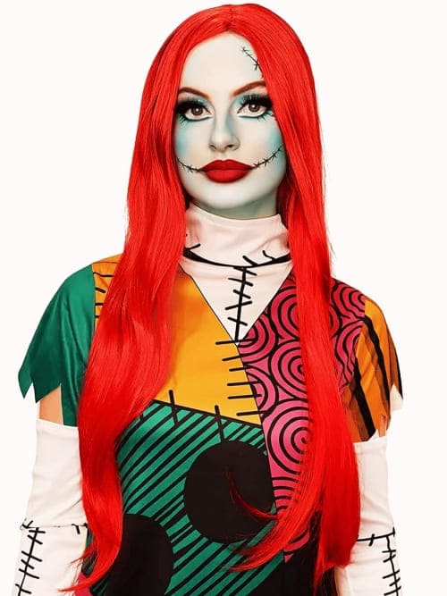 Sally red wig