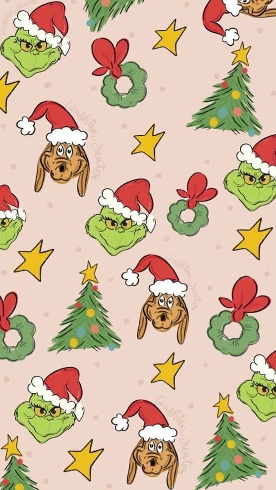 Grinch wallpaper: cute and festive patterns