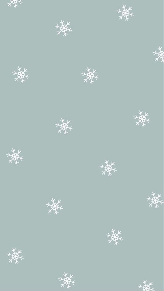 cozy winter aesthetic wallpaper: snowflakes 