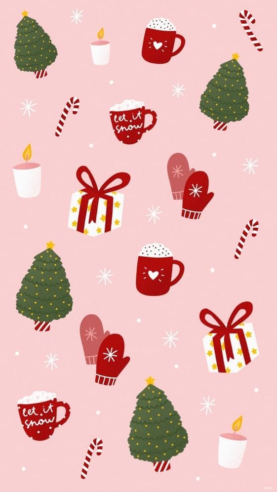 cute Christmas pattern mix up
