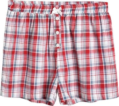 red pajama shorts 