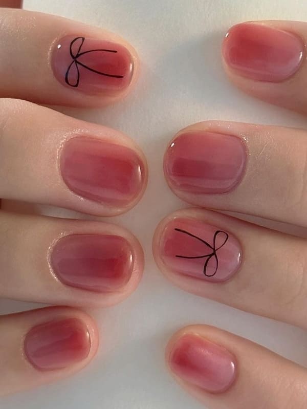 blush jelly nail color