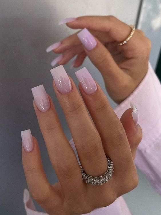 lavender shade nails 