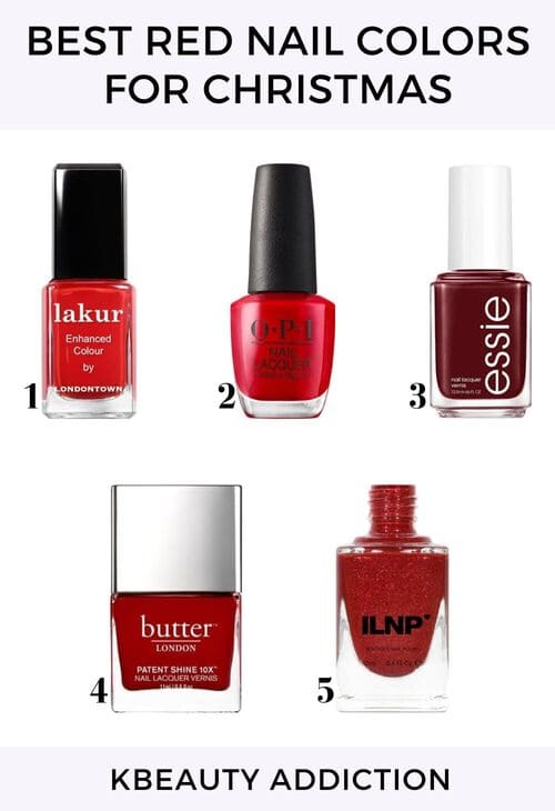 best red nail polish colors 