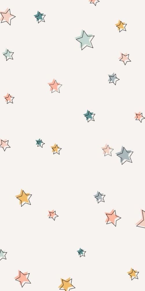 star wallpaper: cute pastels