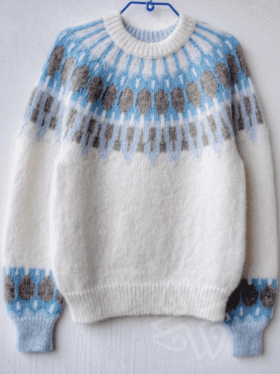 winter patterned sweater