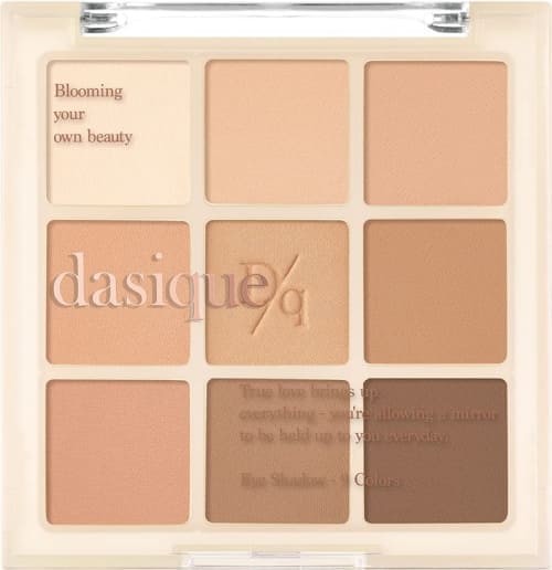 best Korean neutral eyeshadow palette: Dasique Shadow Palette in Warm Blending
