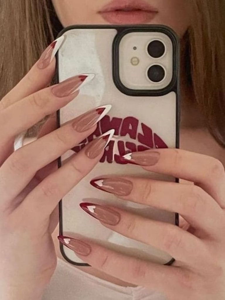 45+ Cute Heart Nails to Get You in the Valentine’s Day Mood