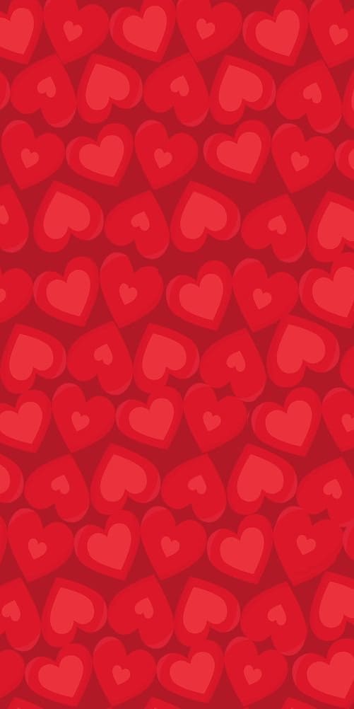 Cute Valentine's Day Wallpaper: Adorable Red Hearts