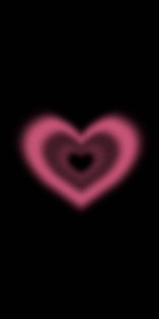 pink heart wallpaper: black background and a heart aura 