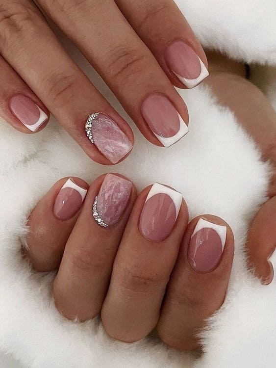 white French tips