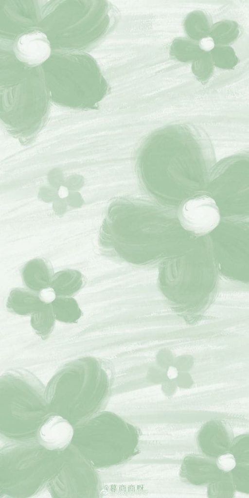 st. patrick's day wallpaper: green flowers
