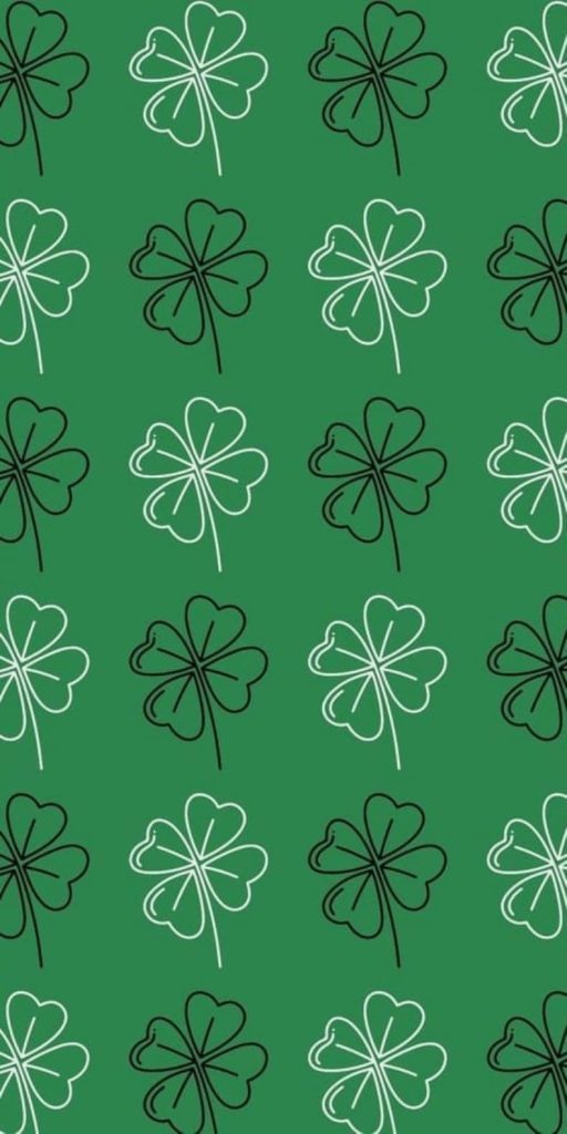 St. Patrick's day wallpaper: shamrock pattern