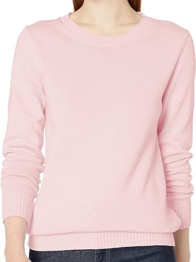 light pink spring sweater 