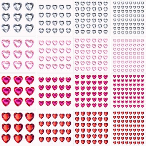Heart Gems Stickers 