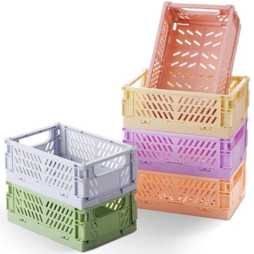 Pastel Storage Crates