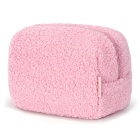 Fluffy Pink Makeup Bag