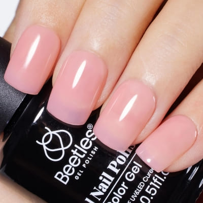 nude pink jelly nail polish
