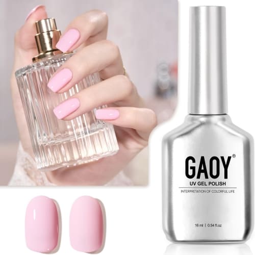 pale pink gel nail polish