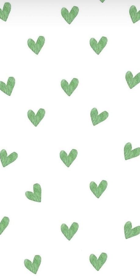 st. patrick's day wallpaper: green hearts