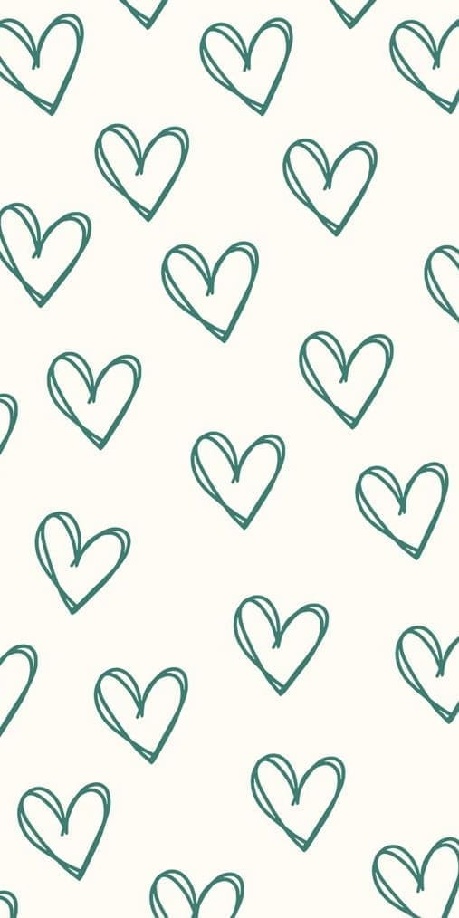 st. patrick's day wallpaper: green hearts