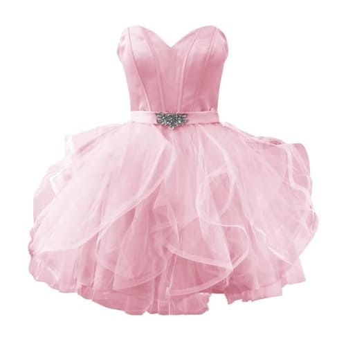 pink tutu mini dress