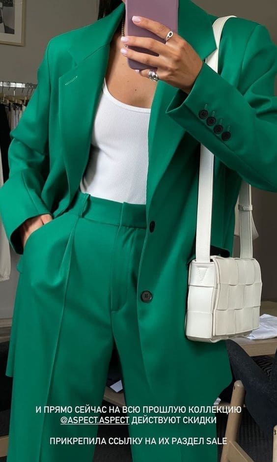 st. patrick's day outfit: green suit set