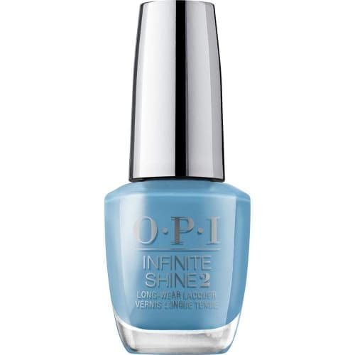muted ocean blue nail polish