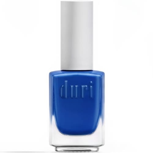 vibrant blue nail polish