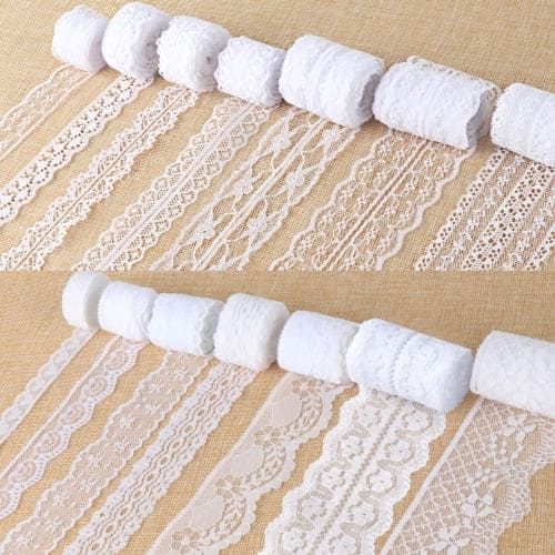 white lace tape