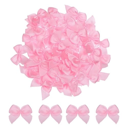 tiny pink bow decorations 