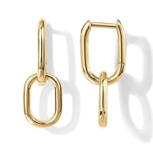 bold gold earrings 