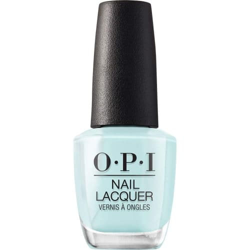 pastel aqua blue nail polish