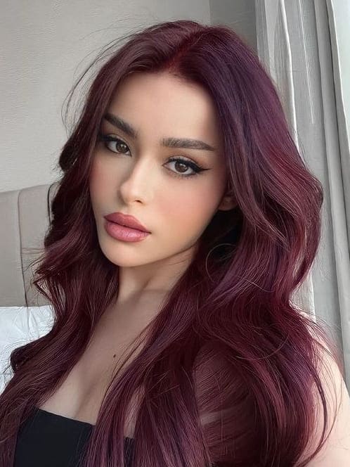 summer hair color: purple