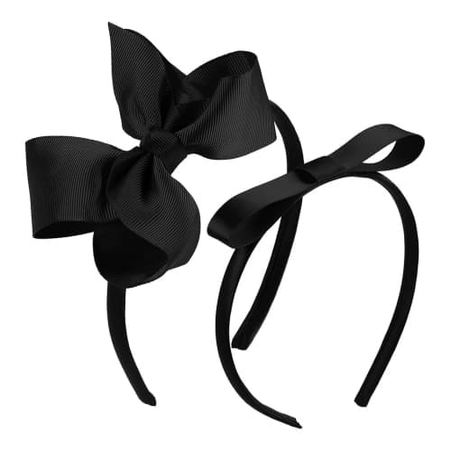 black bow headband