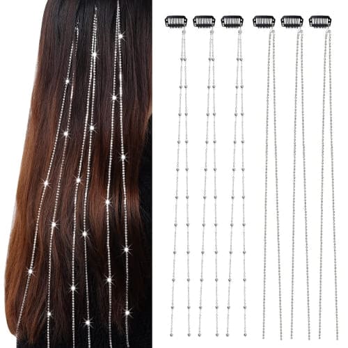 rhinestone hair beads