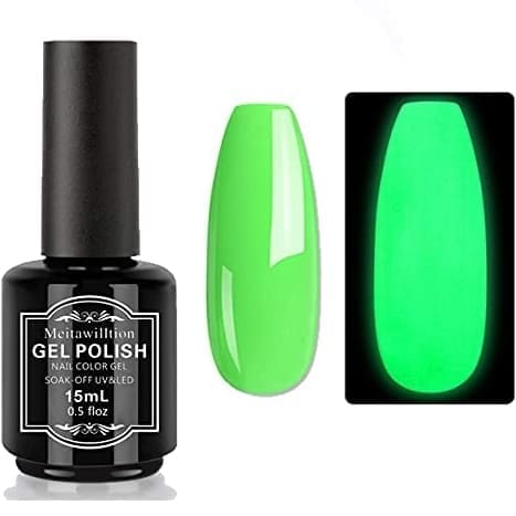 neon green gel nail polish