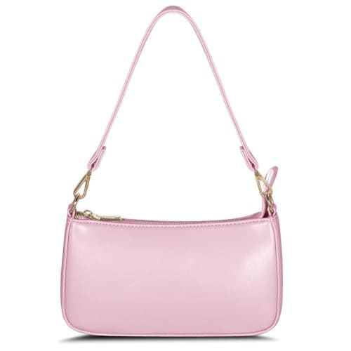 baby pink shoulder bag